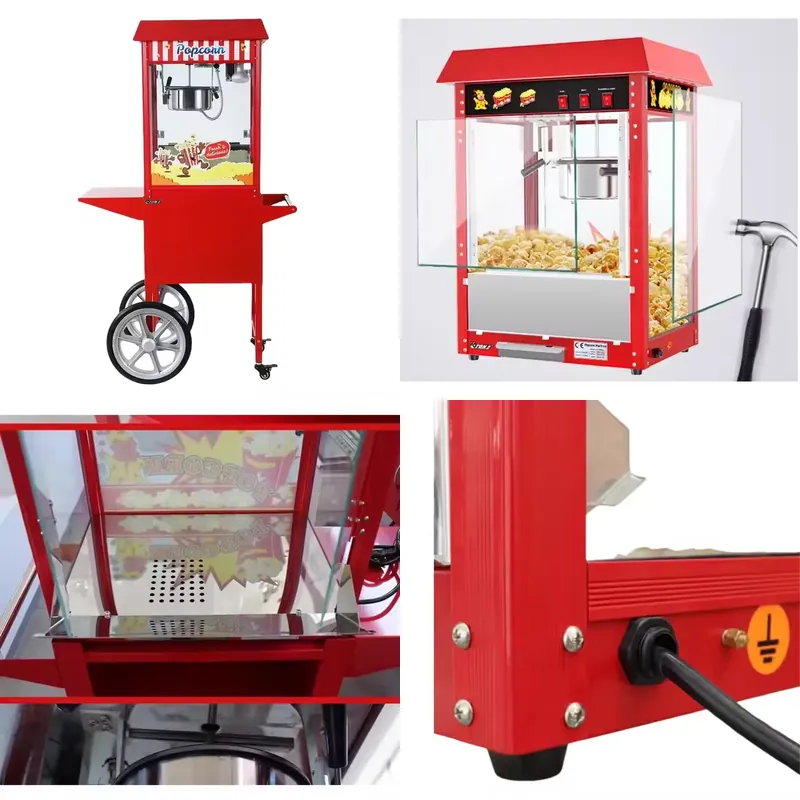 Hot Air Commercial Popcorn Mak - Commercial Vending Machine ulasan dan harga