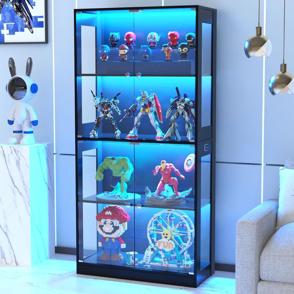 65 Glass Door Display Cabinet, - Glass Cabinet Display ulasan dan harga