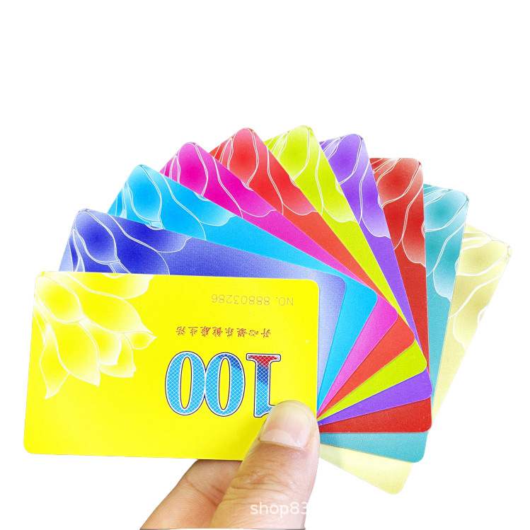 50Pcs Frosted Chip Card PVC We - Arcade Card Vending Machine ulasan dan harga