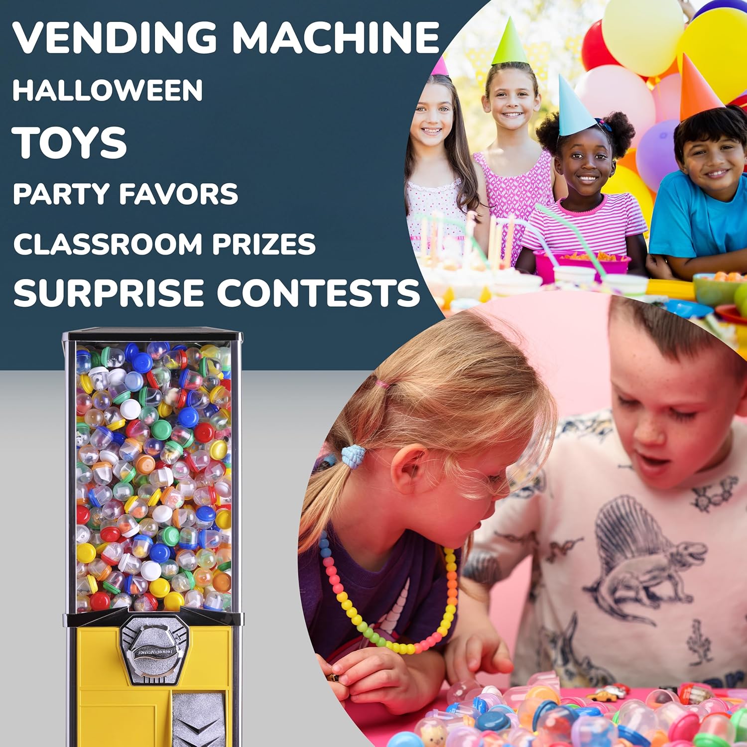 100-500PCS Empty Round Capsule - Prize Capsule Toy Machine ulasan dan harga