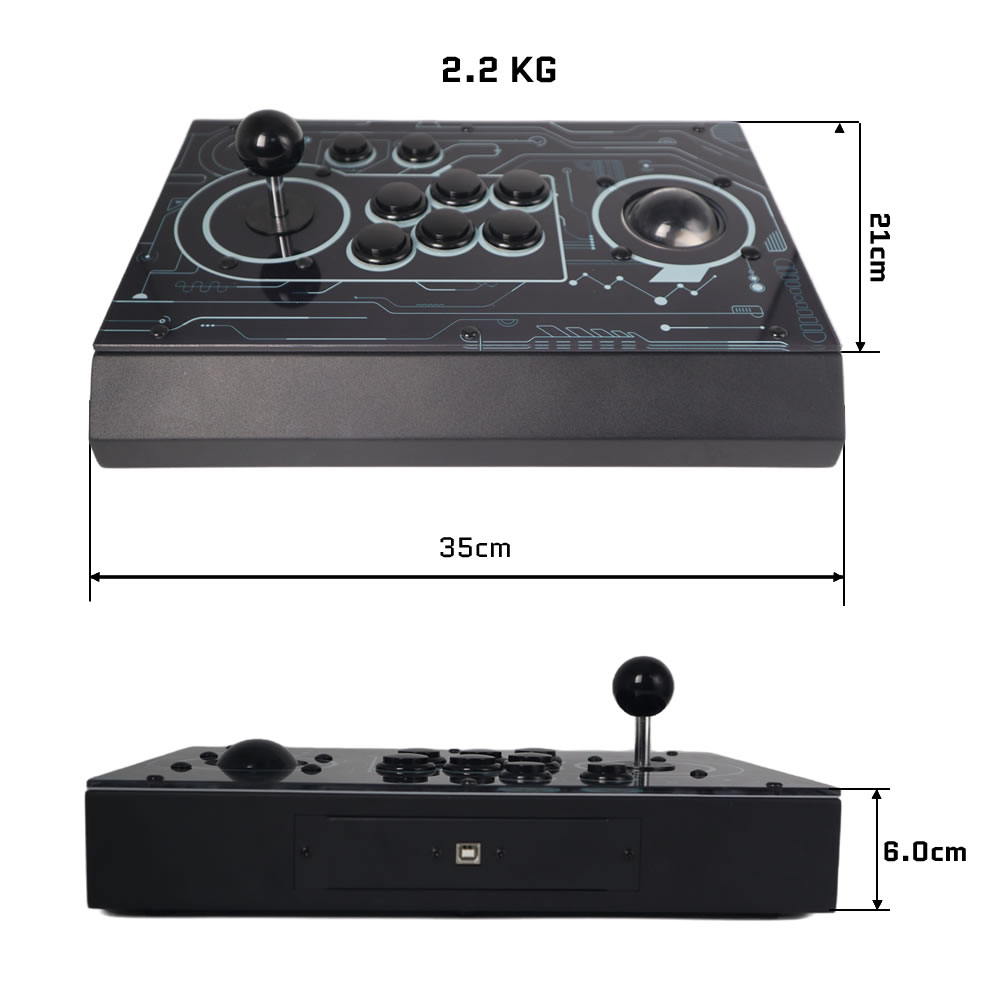 FightBox R10/R10 PRO Arcade Fi - Trackball Controller Arcade ulasan dan harga