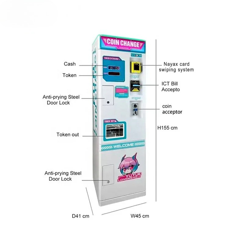 Hot Sale Nayax Card Swiping Sy - Arcade Card Vending Machine ulasan dan harga