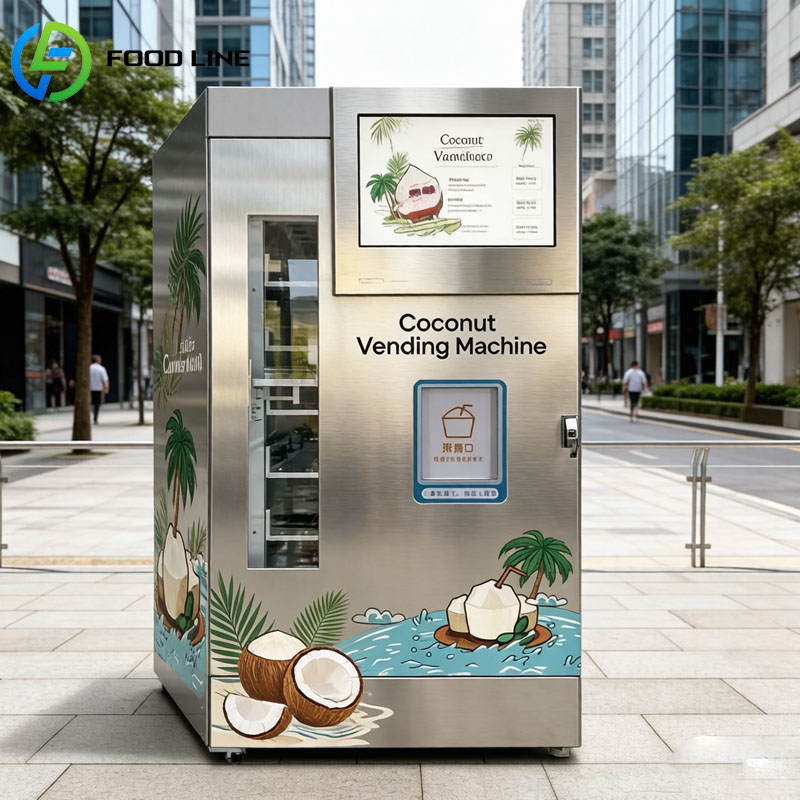 Fresh Coconut Vending Machine  - Open Vending Machine ulasan dan harga