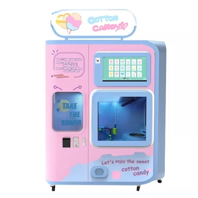 Fully Automatic Cotton Candy V - Commercial Vending Machine ulasan dan harga