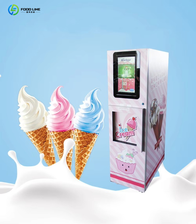 Commercial automatic cone ice  - Commercial Vending Machine ulasan dan harga