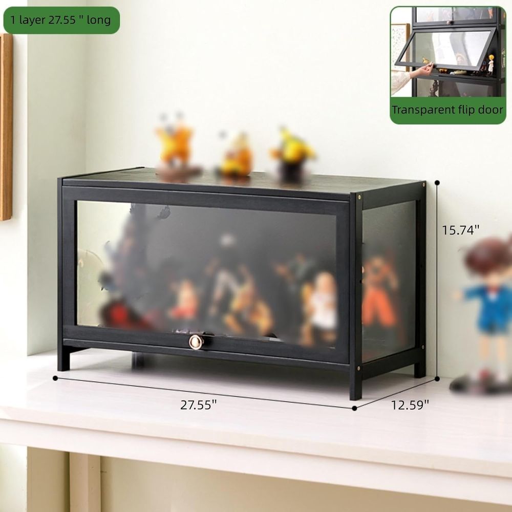 Acrylic Glass Curio Cabinet -  - Glass Cabinet Display ulasan dan harga