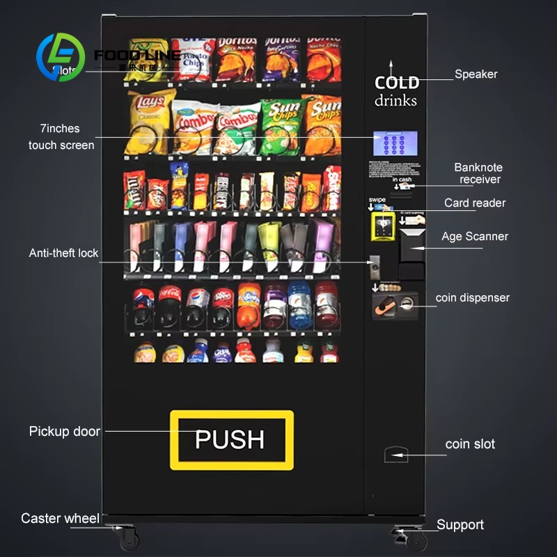 Snack and Drink Vending Machin - Open Vending Machine ulasan dan harga
