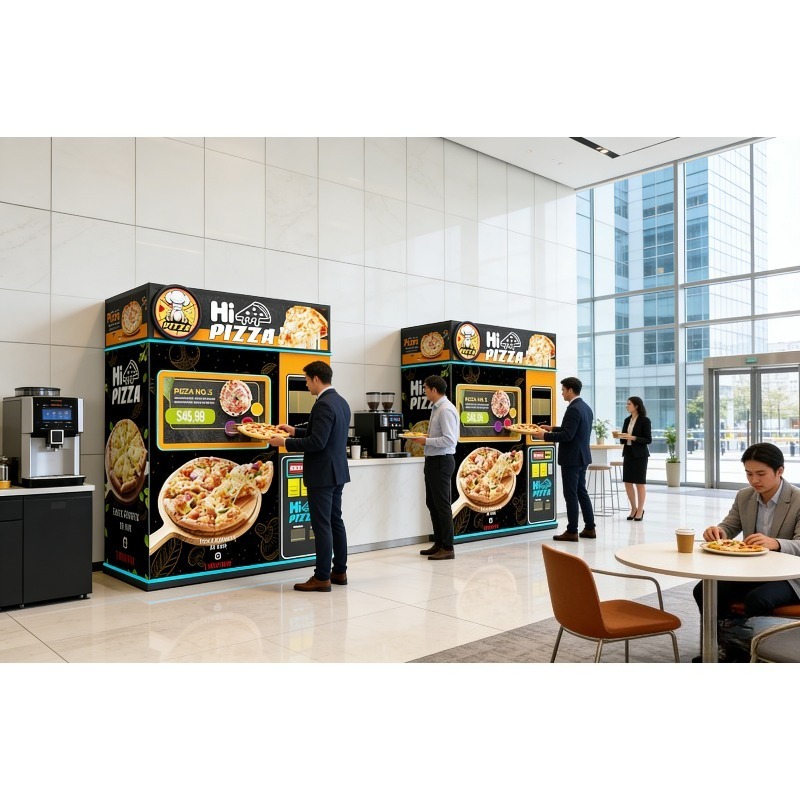 Automatic Pizza Making Vending - Commercial Vending Machine ulasan dan harga
