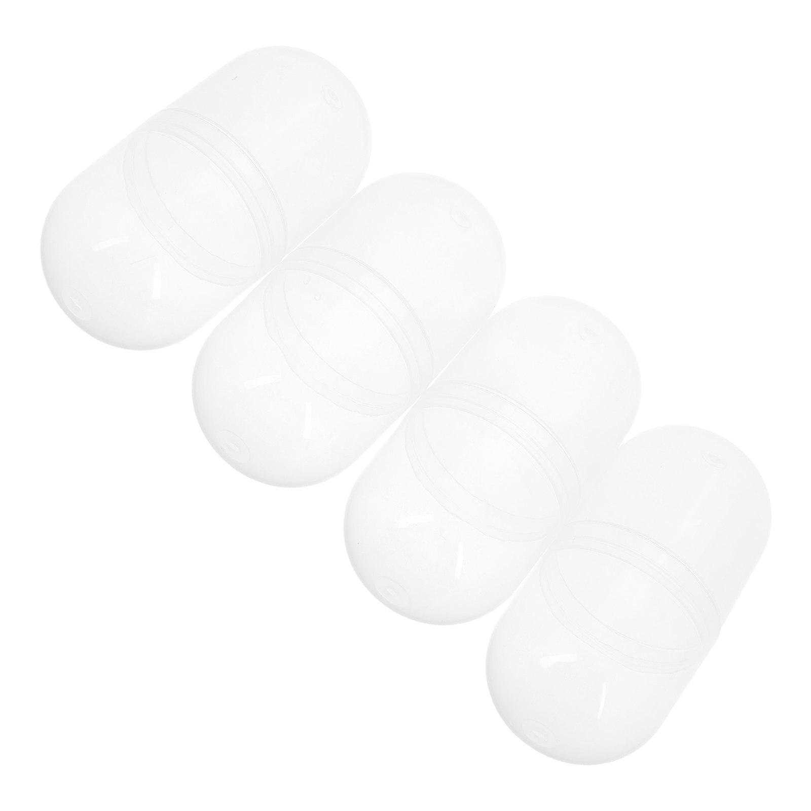 4Pcs Transparent Plastic Filla - Prize Capsule Toy Machine ulasan dan harga