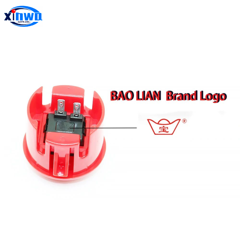10pcs Baolian 24mm 30mm Push B - Arcade Wangan Midnight ulasan dan harga
