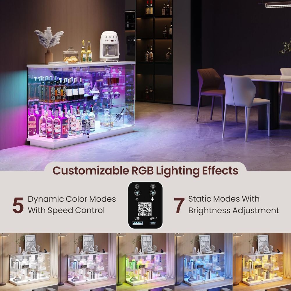 White High Gloss Glass Display - Glass Cabinet Display ulasan dan harga